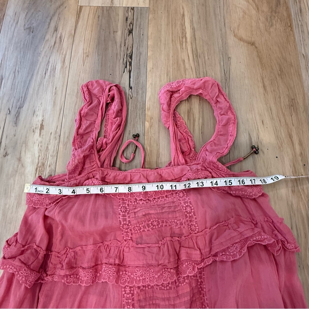 Pink Ruffled Jumpsuit - Picture 4 of 12